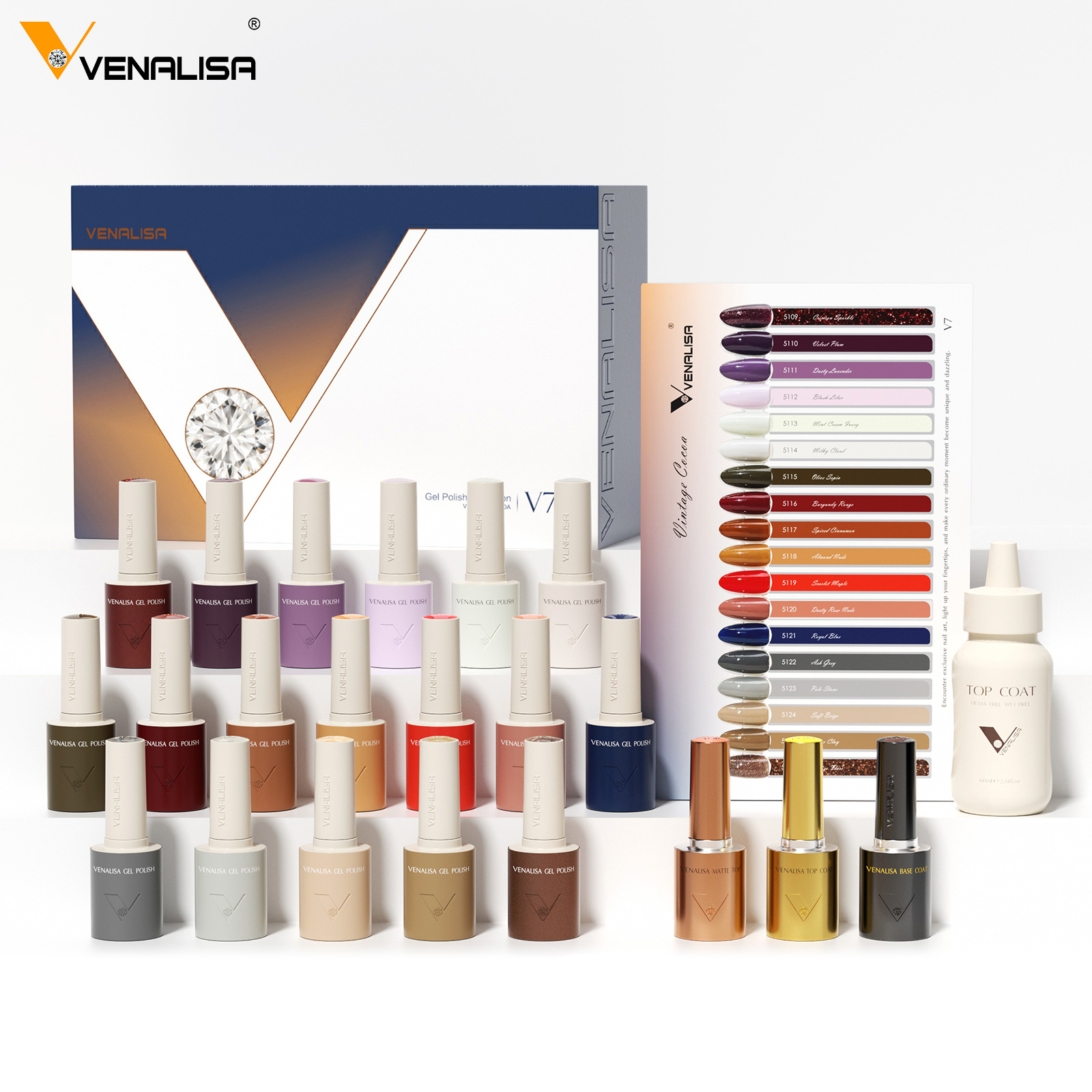 VENALISA V7 Gel Nail Polish 18 - Vintage Collectible Bottles review and price