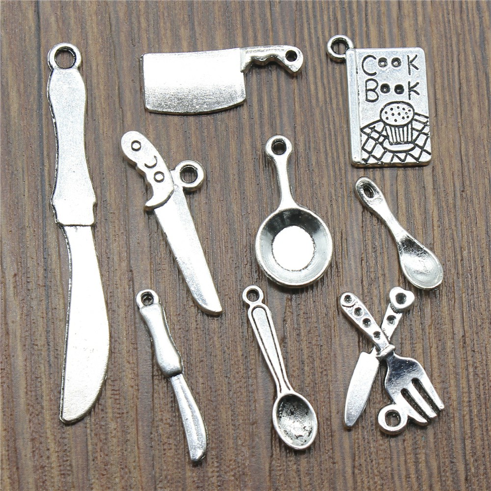 20pcs Kitchenware Charms Antiq - Vintage Collectible Spoons review and price