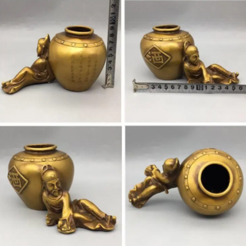 Vintage Brass Li Bai Drunk Win - Vintage Collectible Pens review and price